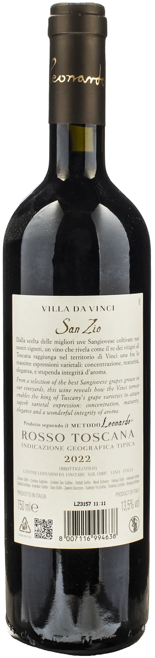 Leonardo da Vinci Villa da Vinci San Zio 2022