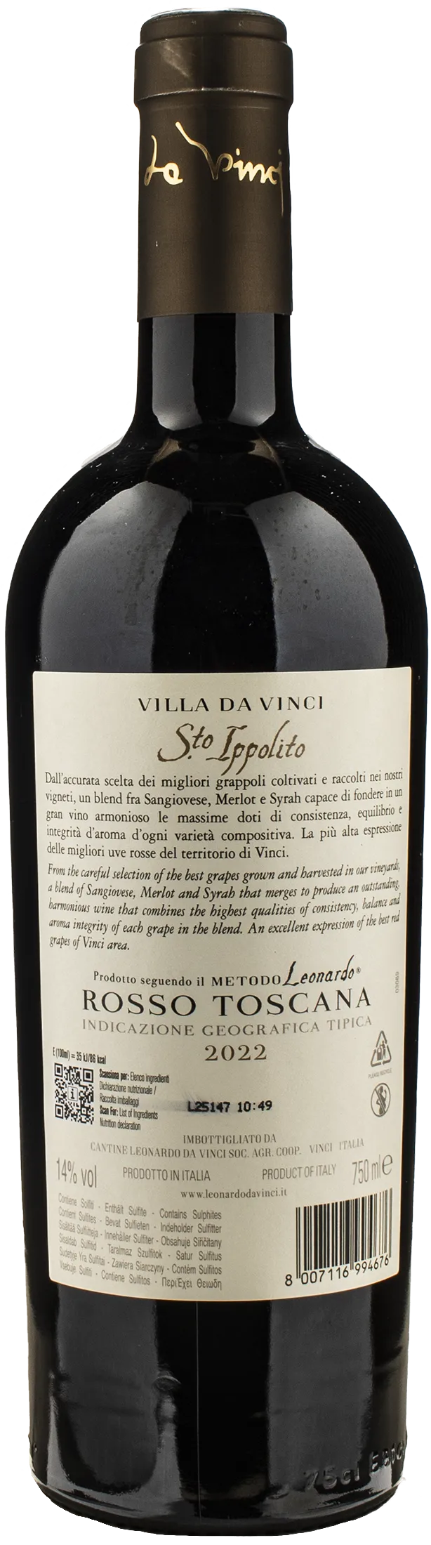 Leonardo da Vinci Villa da Vinci Santo Ippolito 2022