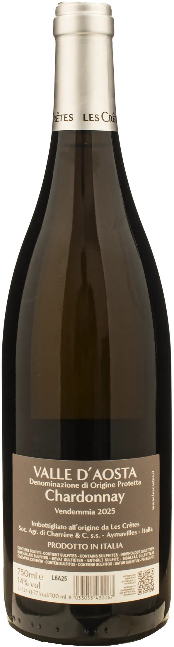 Les Cretes Chardonnay 2025