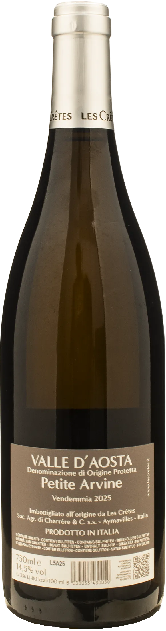 Les Cretes Petite Arvine 2025