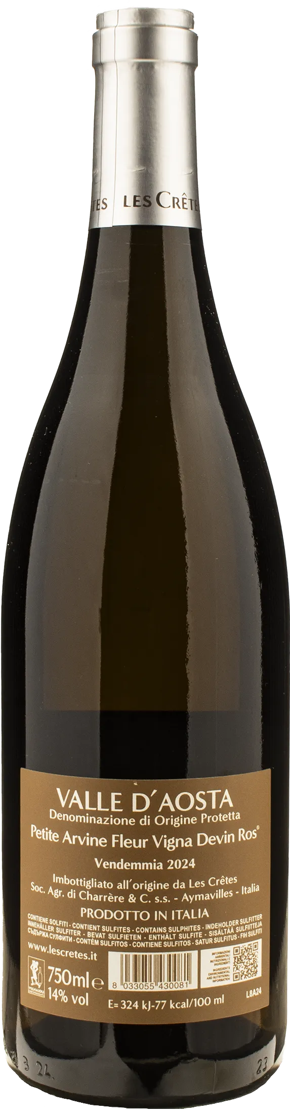 Les Cretes Petite Arvine Fleur 2024
