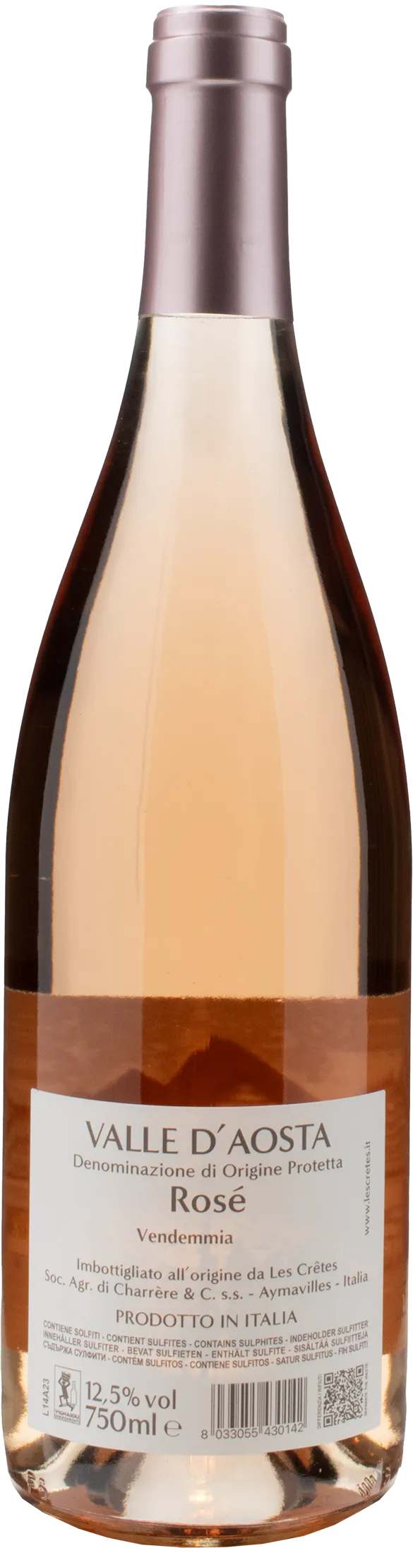 Les Cretes Valle d'Aosta Rosè 2023