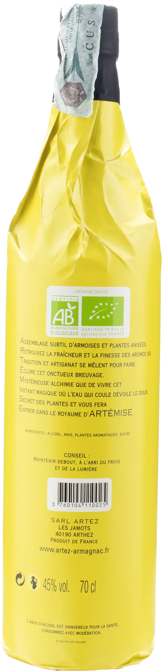 Les Jamots Artez Pastis L'Artemise