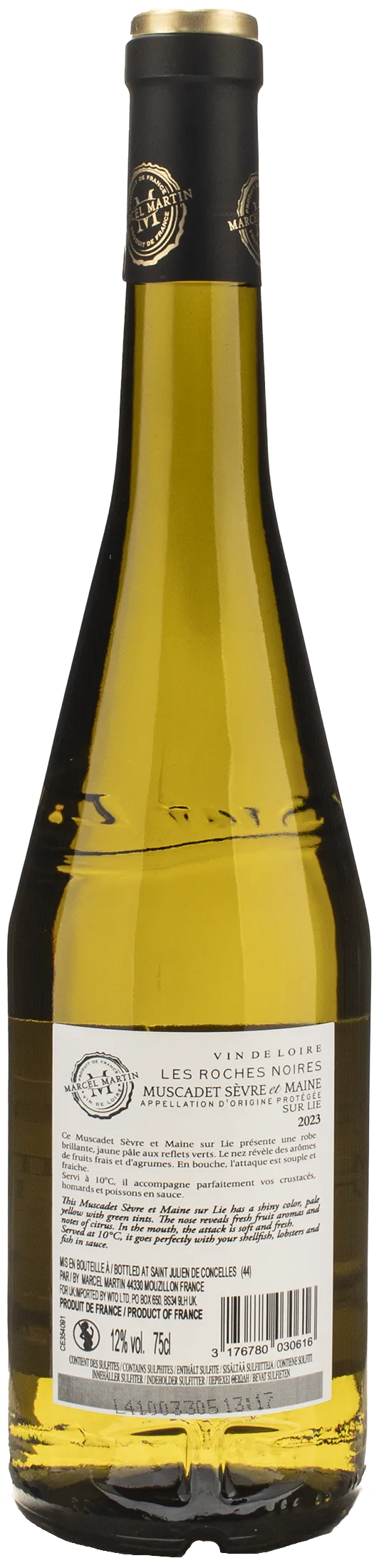 Les Roches Noires Muscadet Sevre et Maine sur Lie 2023