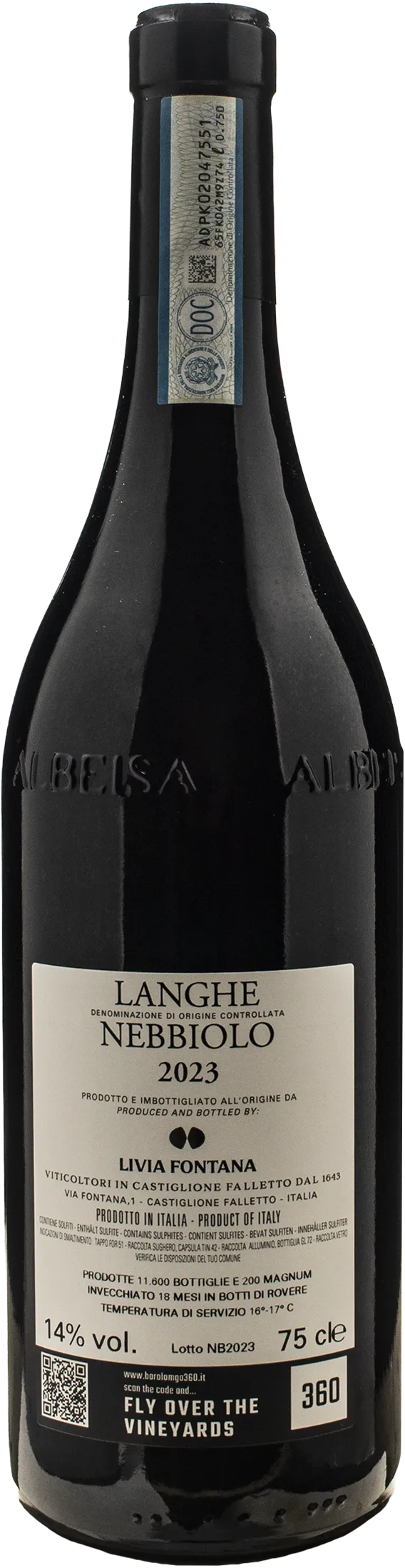 Livia Fontana Langhe Nebbiolo 2023