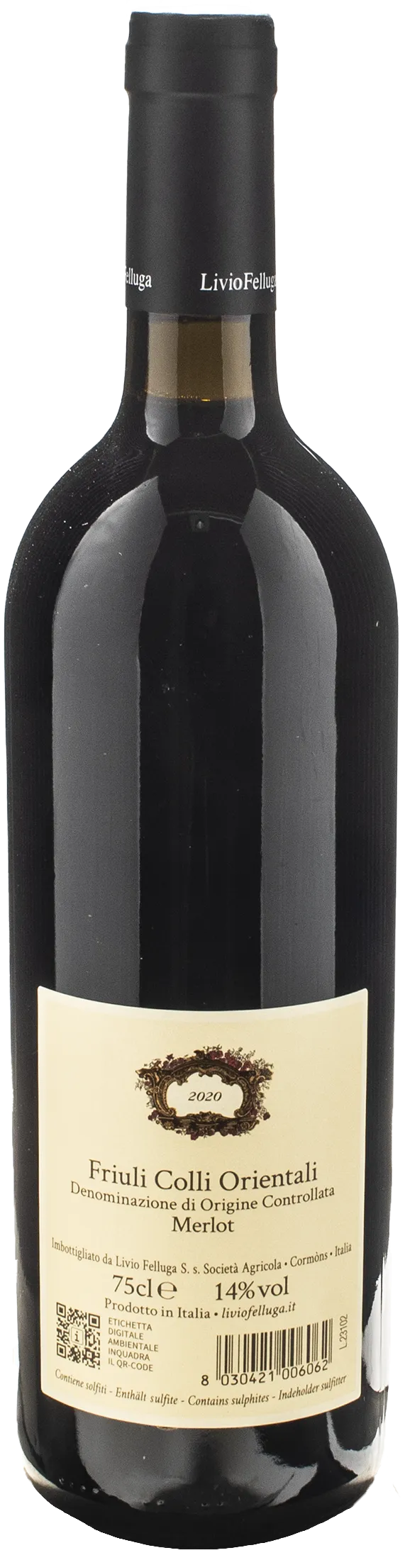 Livio Felluga Merlot 2020