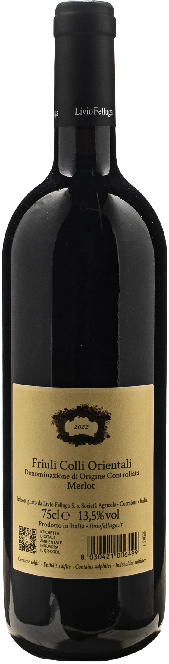 Livio Felluga Merlot 2022
