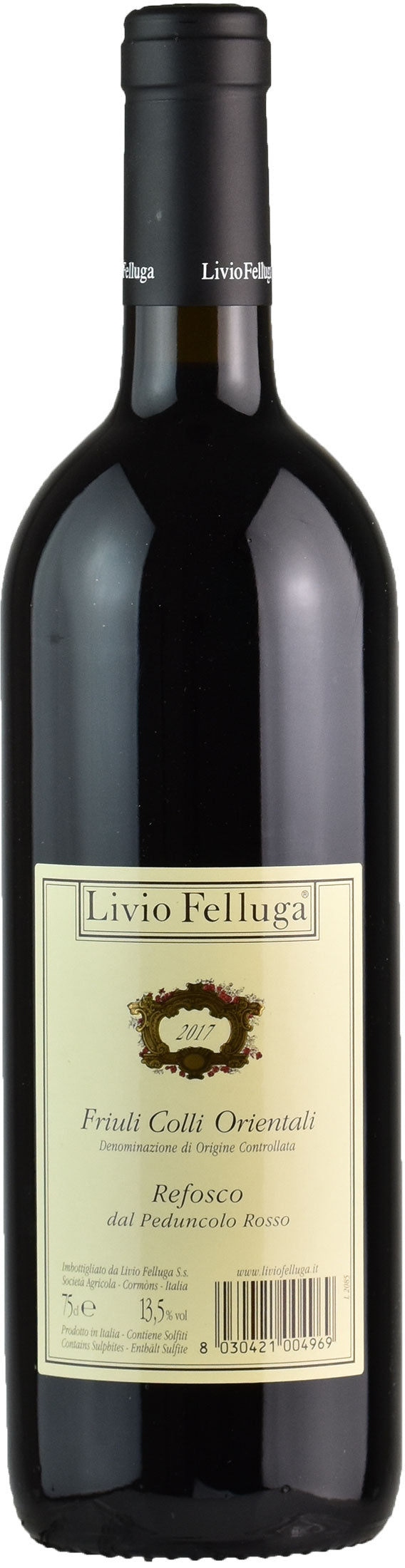 Livio Felluga Refosco dal Peduncolo Rosso 2017
