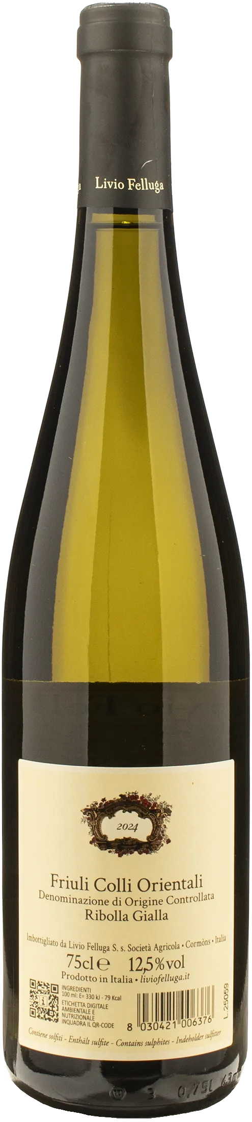 Livio Felluga Ribolla Gialla 2024