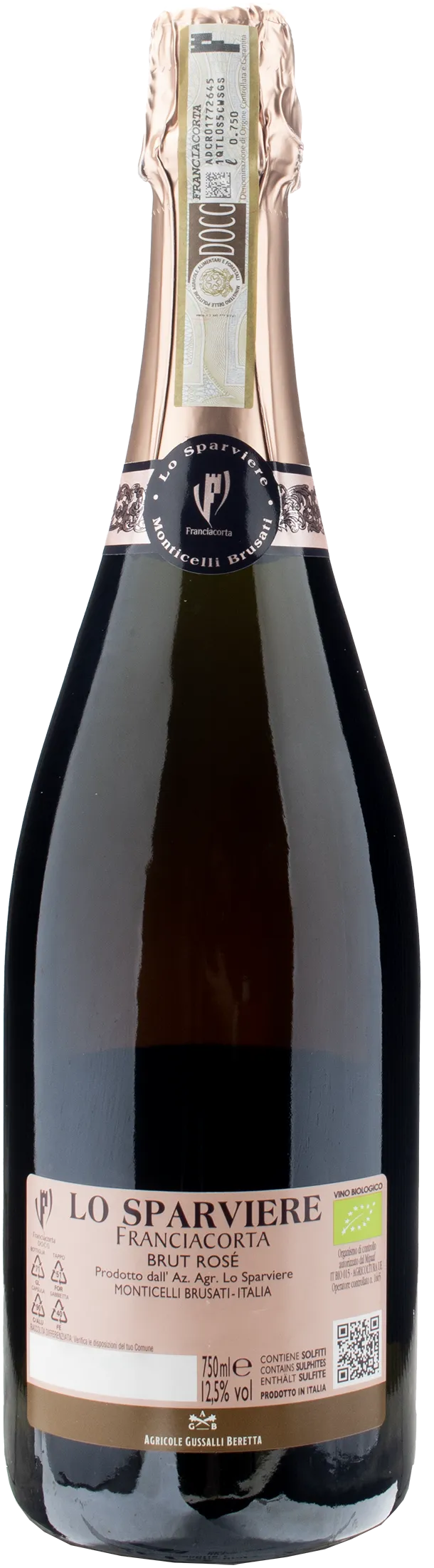 Lo Sparviere Franciacorta Rosè Brut Monique