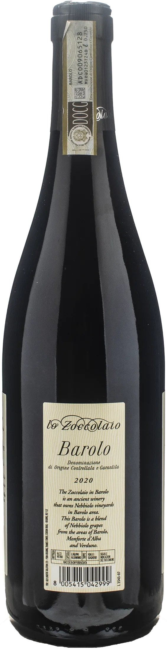 Lo Zoccolaio Barolo 2020