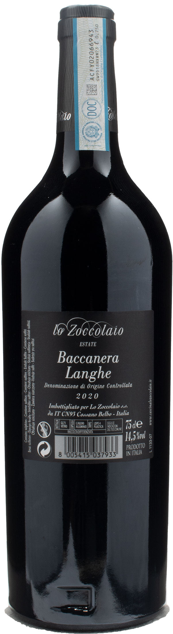 Lo Zoccolaio Langhe Baccanera 2020