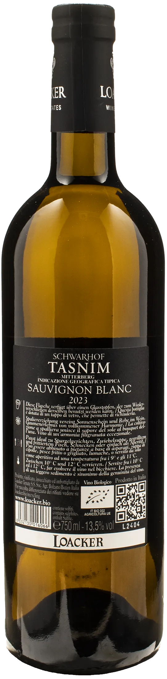 Loacker Sauvignon Blanc Tasnim 2023