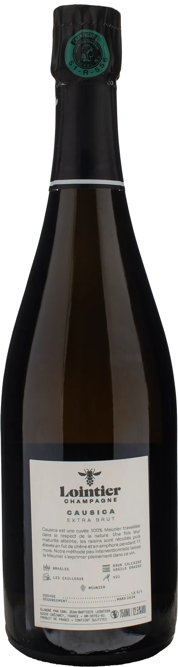 Lointier Champagne Causica Extra brut