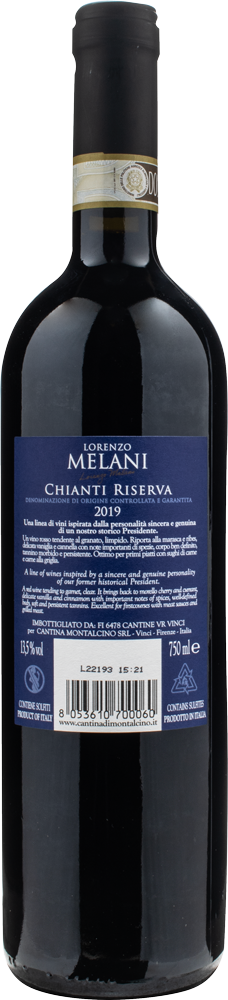 Lorenzo Melani Chianti Riserva 2019