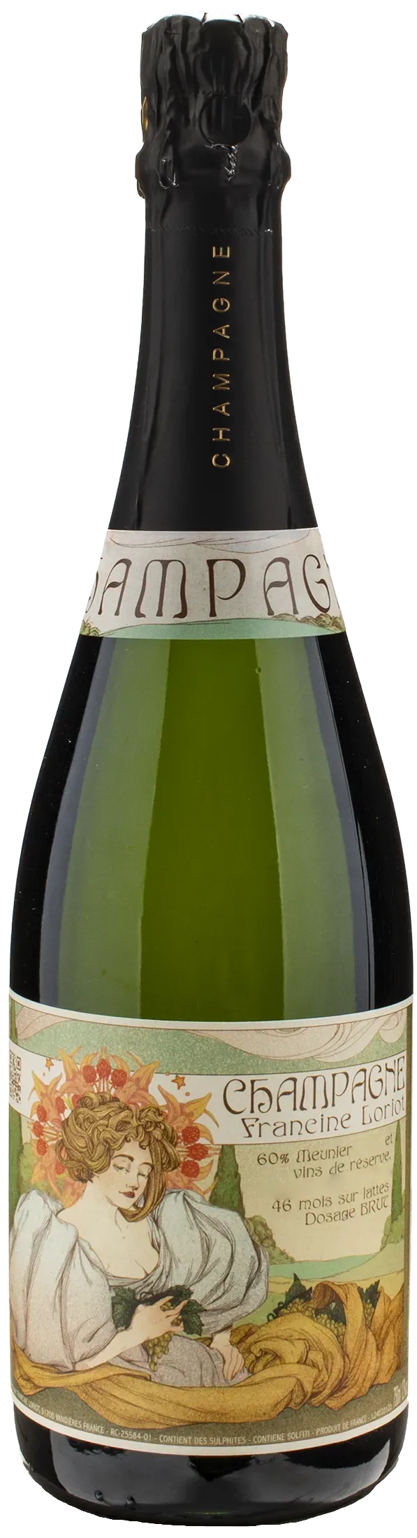 Champagne brut Loriot Francine Meunier 46 months | XtraWine