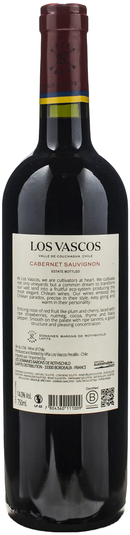 Los Vascos Cabernet Sauvignon 2022