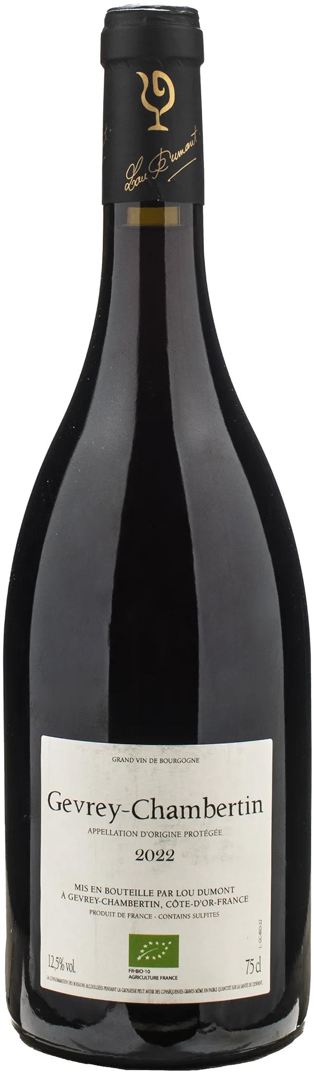 Lou Dumont Koji Nakada Gevrey Chambertin Etichetta Bianca 2022