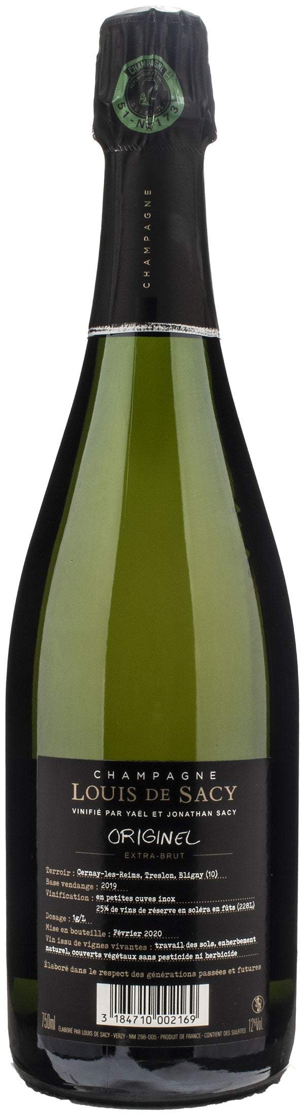 Louis De Sacy Champagne Extra Brut Originel