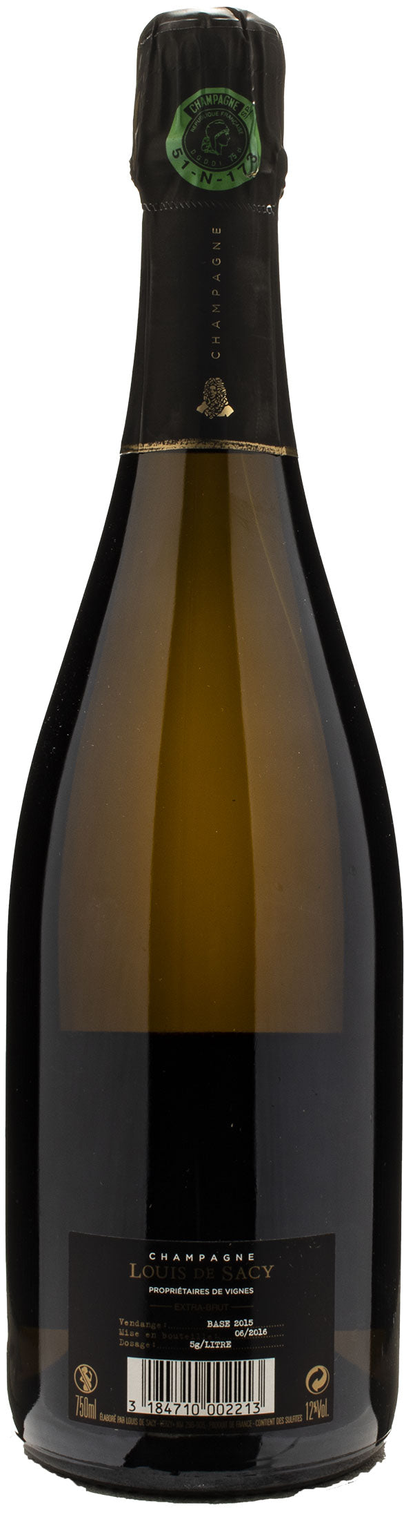 Louis De Sacy Champagne Grand Cru Verzy Extra Brut