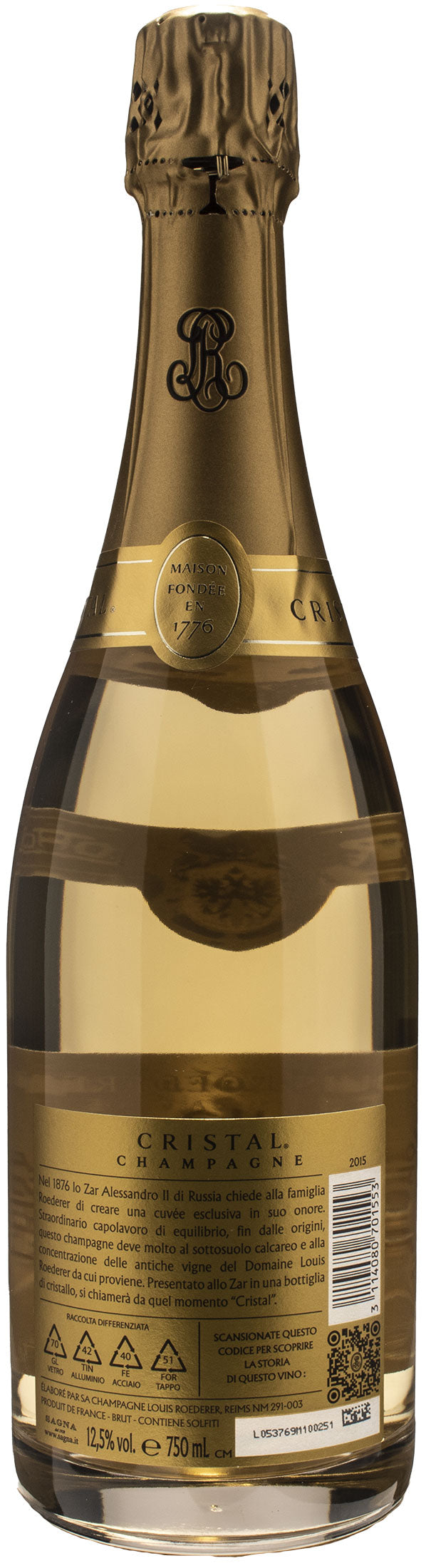 Louis Roederer Champagne Cristal 2015