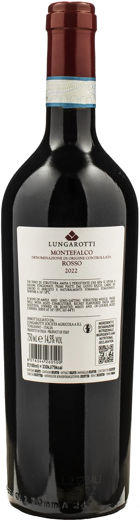 Lungarotti Montefalco Rosso 2022