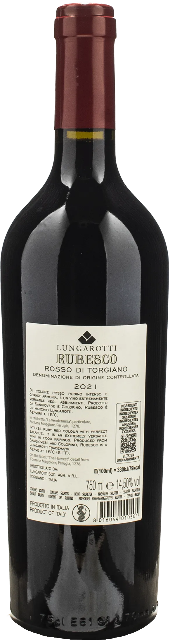 Lungarotti Rubesco Rosso di Torgiano 2021