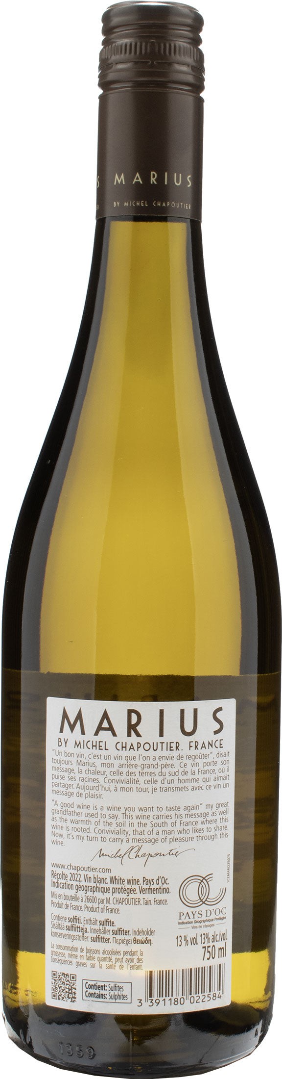 M. Chapoutier Marius Vermentino 2022