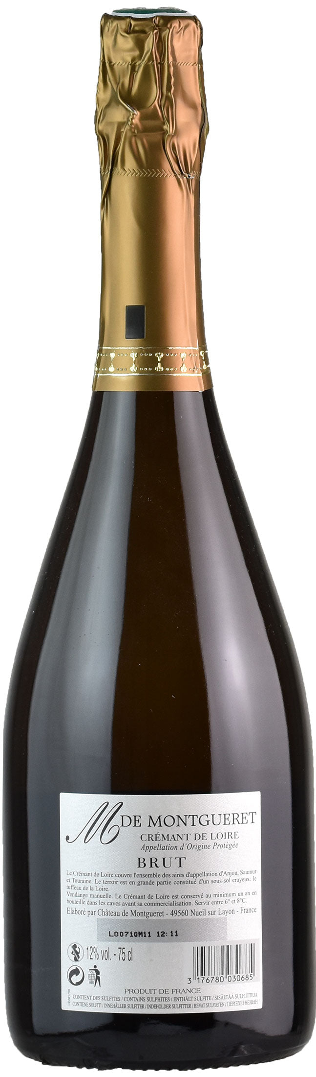 M De Montgueret Cremant de Loire Brut