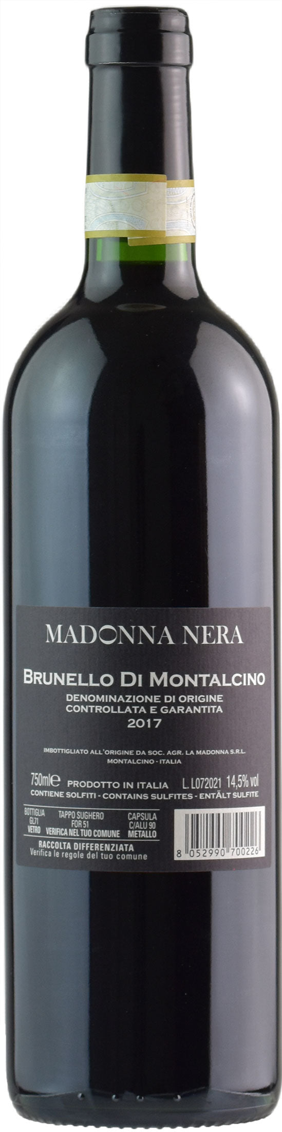 Madonna Nera Brunello di Montalcino 2017