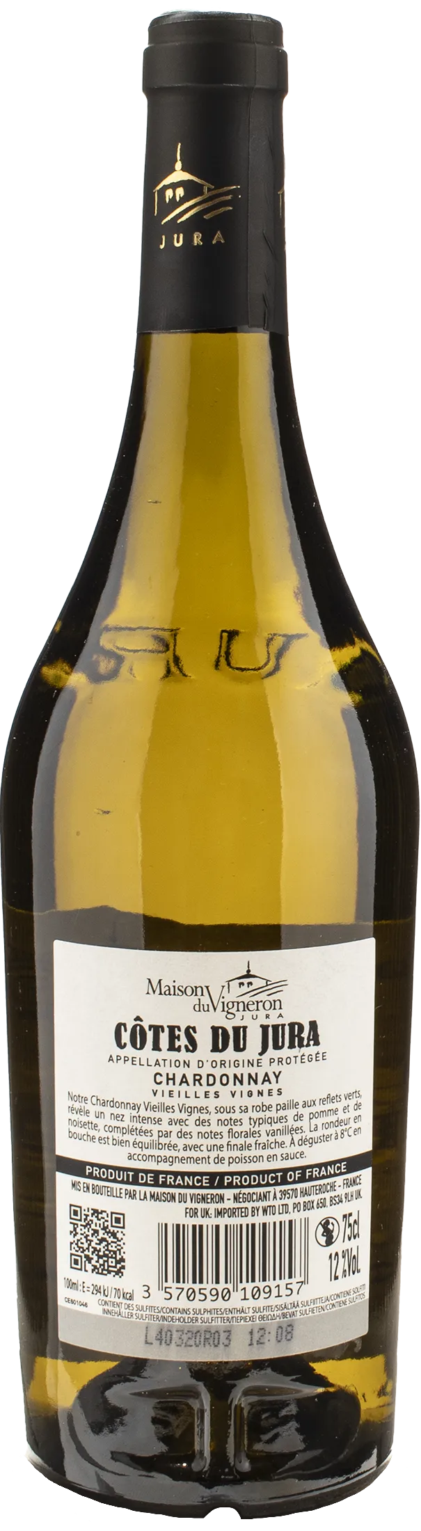 Maison du Vigneron Cotes du Jura Chardonnay Vieilles Vignes 2021