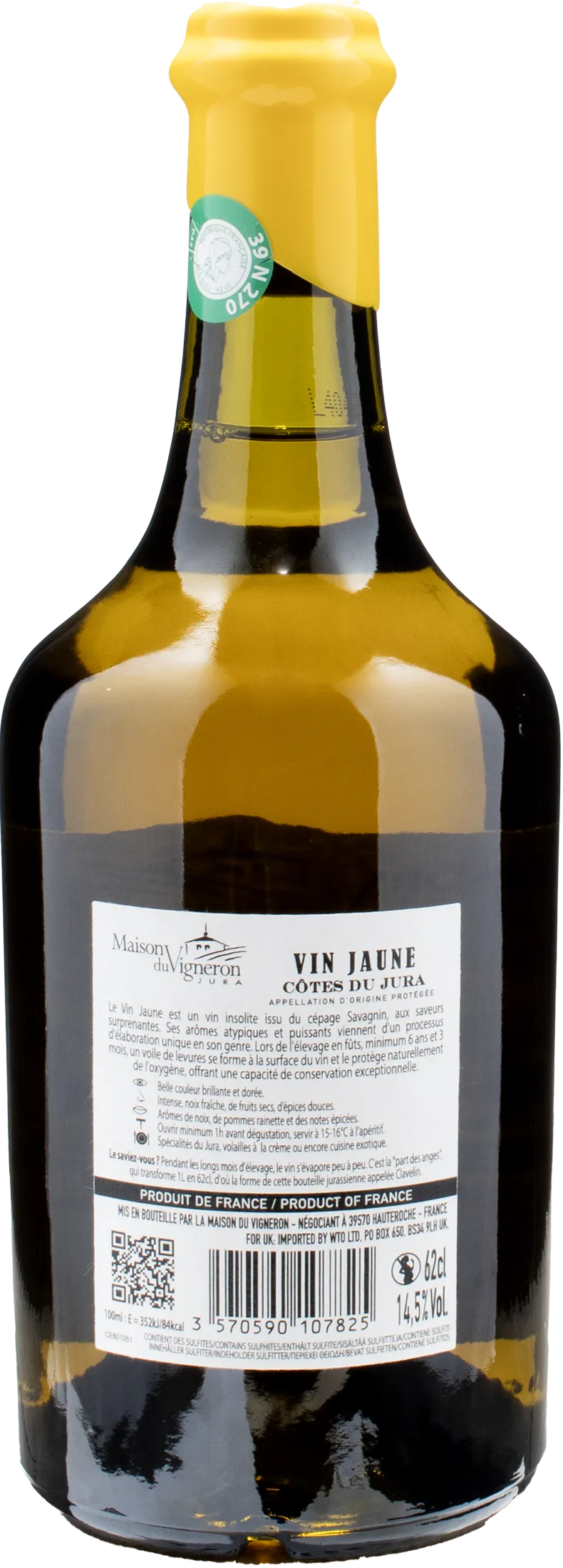Maison du Vigneron Vin Jaune 2016