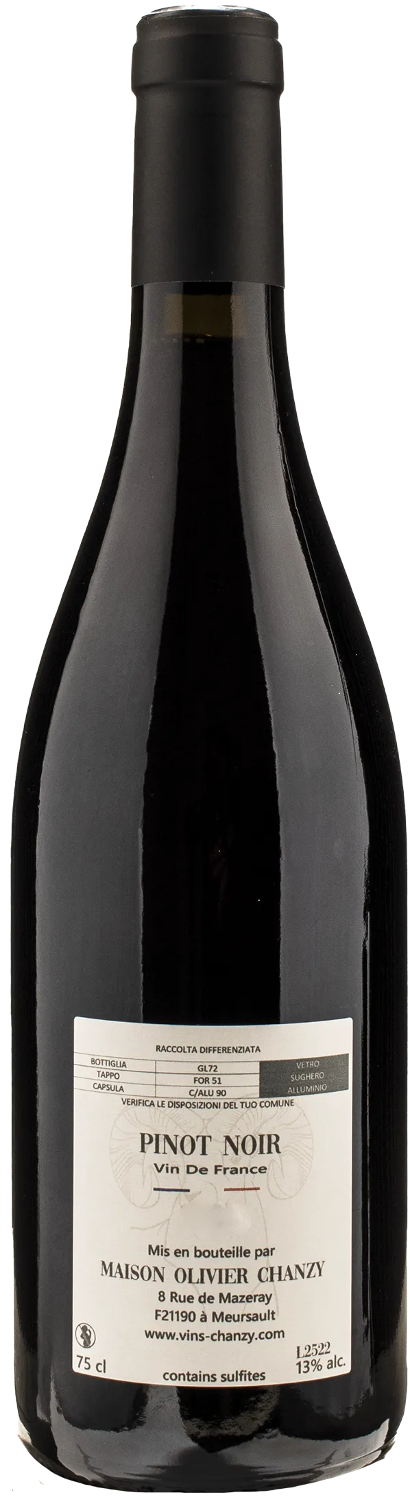 Maison Olivier Chanzy Mouflon Collection Pinot Noir 2022