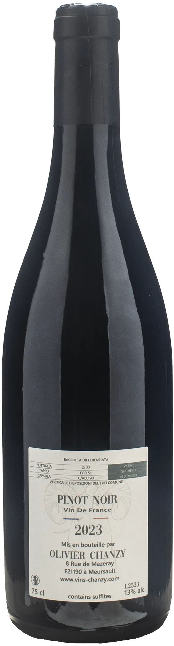 Maison Olivier Chanzy Mouflon Collection Pinot Noir 2023