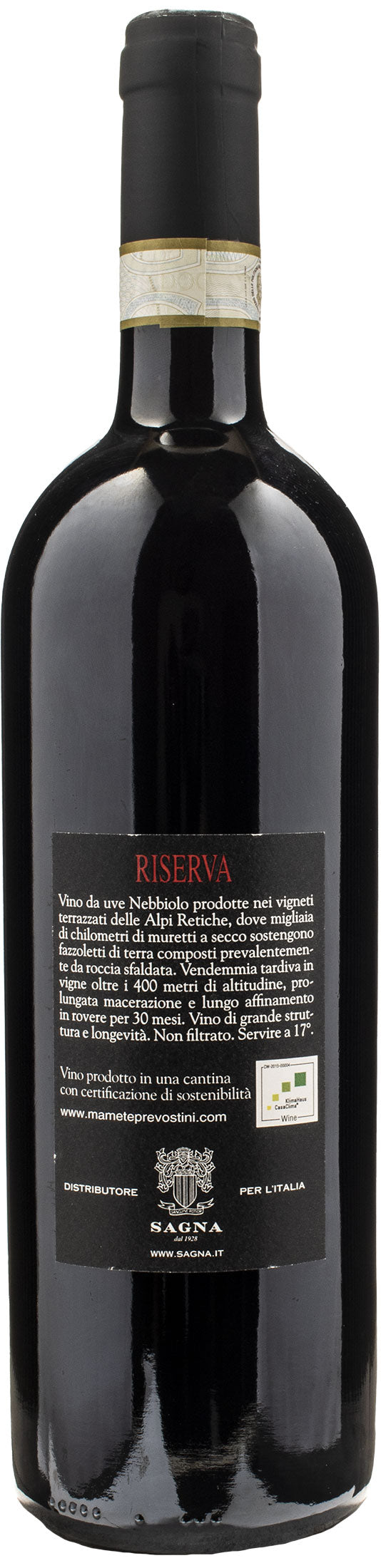 Mamete Prevostini Riserva Valtellina Superiore 2018