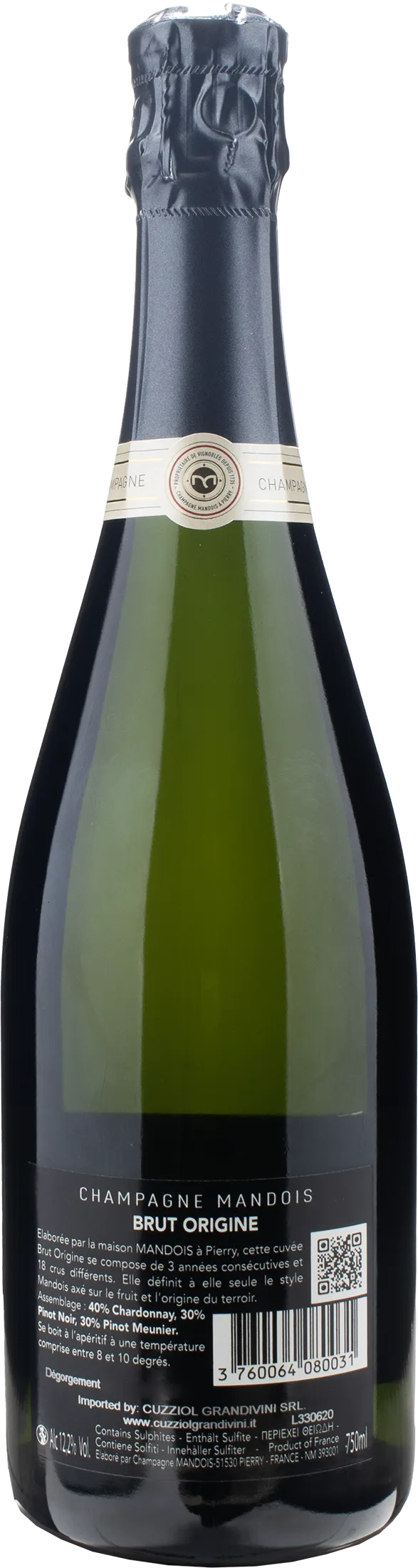 Mandois Champagne Origine Brut