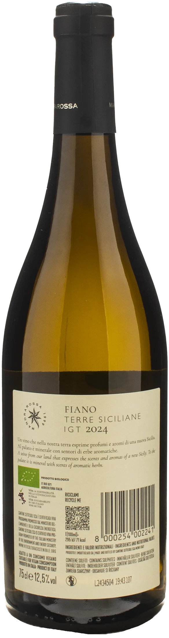 Mandrarossa Fiano Terre Siciliane 2024