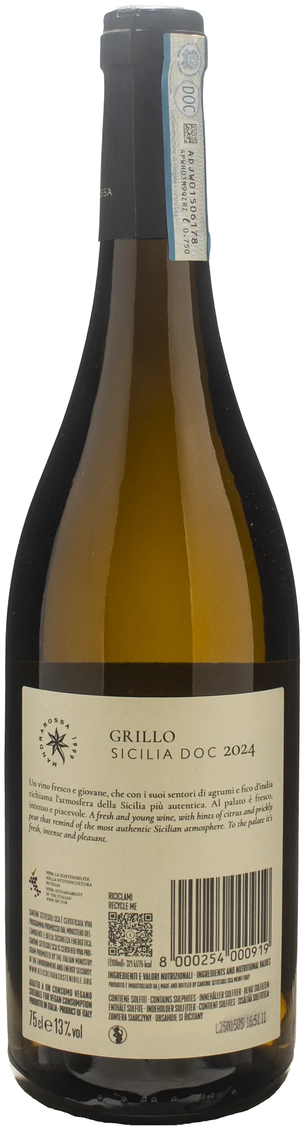 Mandrarossa Sicilia Grillo 2024