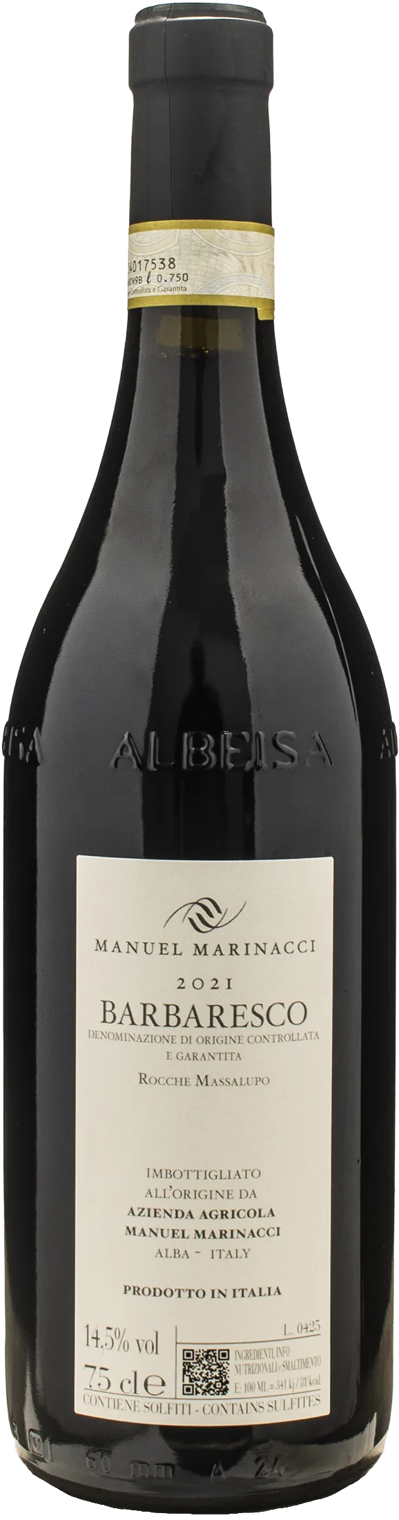 Manuel Marinacci Barbaresco rocche MassaLupo 2021