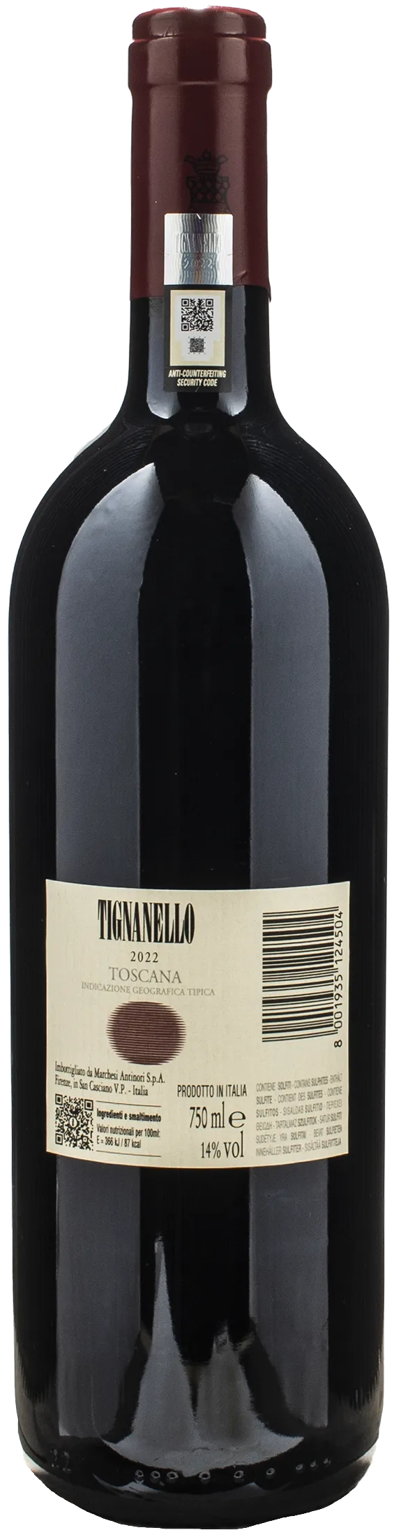 Marchesi Antinori Tignanello 2022