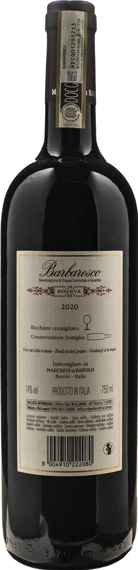Marchesi di Barolo Barbaresco Riserva 2020