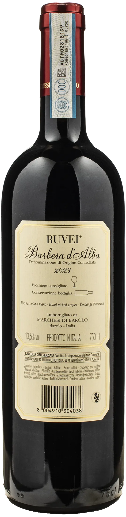 Marchesi di Barolo Barbera d'Alba Ruvei 2023