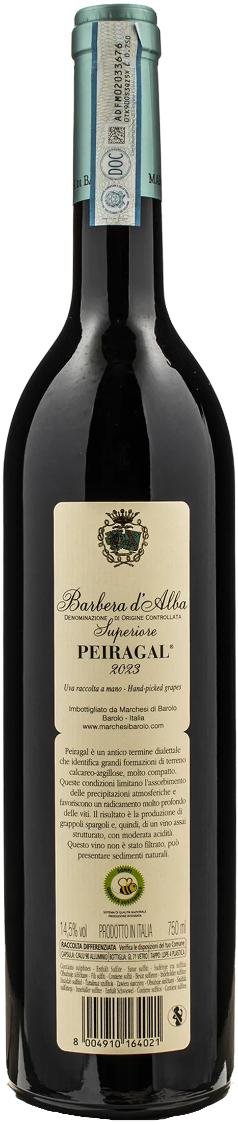 Marchesi di Barolo Barbera d'Alba Superiore Peiragal 2023