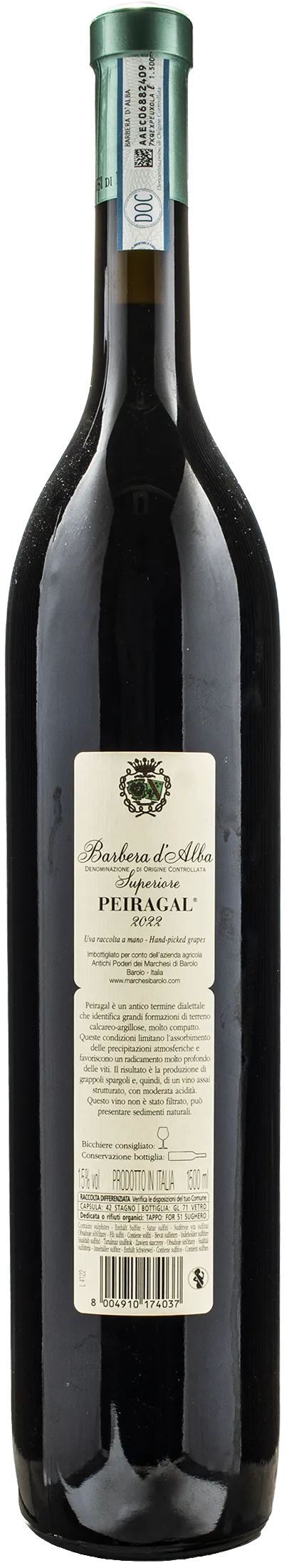 Marchesi di Barolo Barbera d'Alba Superiore Peiragal Magnum 2022
