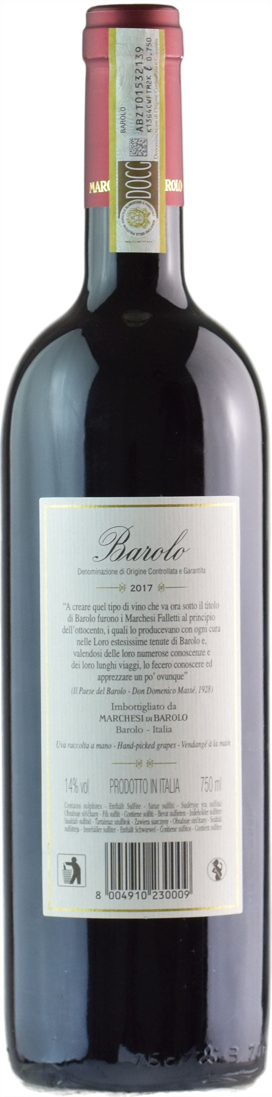 Marchesi di Barolo Barolo della Tradizione 2017