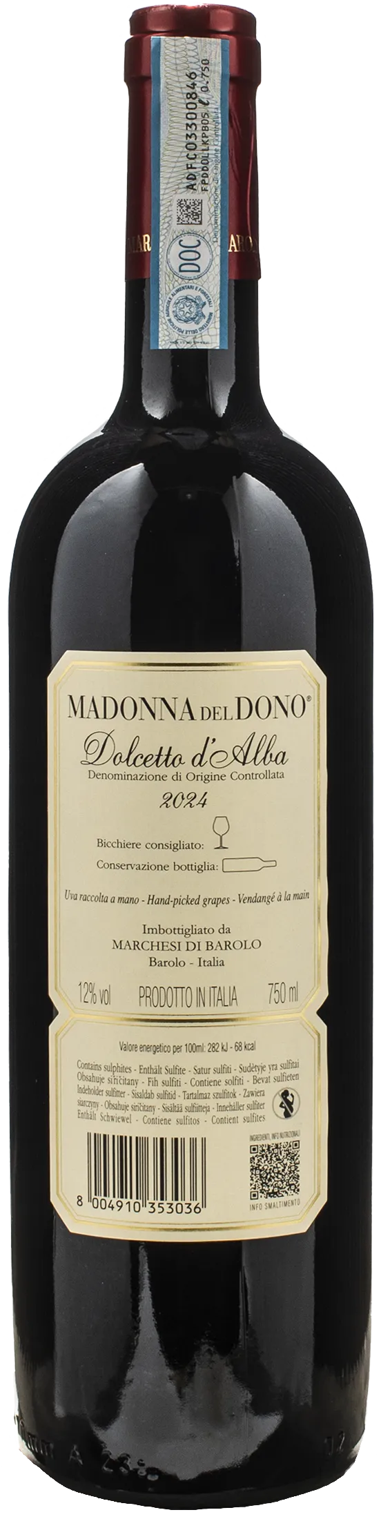 Marchesi di Barolo Dolcetto d'Alba Madonna del Dono 2024