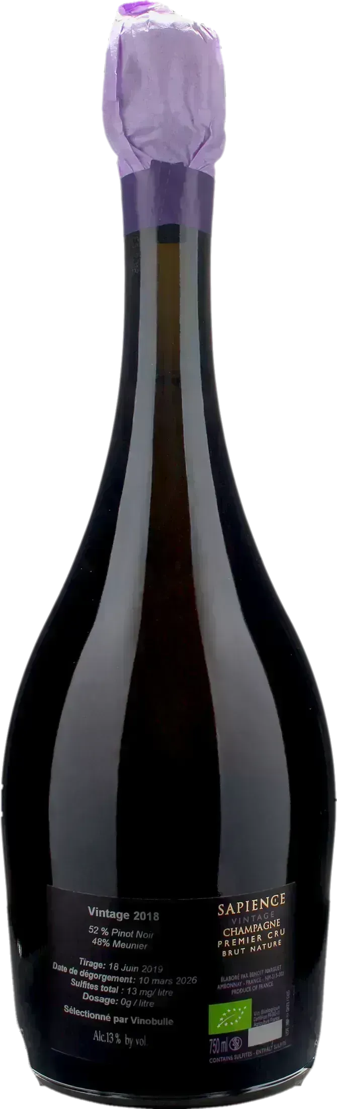 Marguet Champagne 1er Cru Sapience Brut Nature Vintage 2018