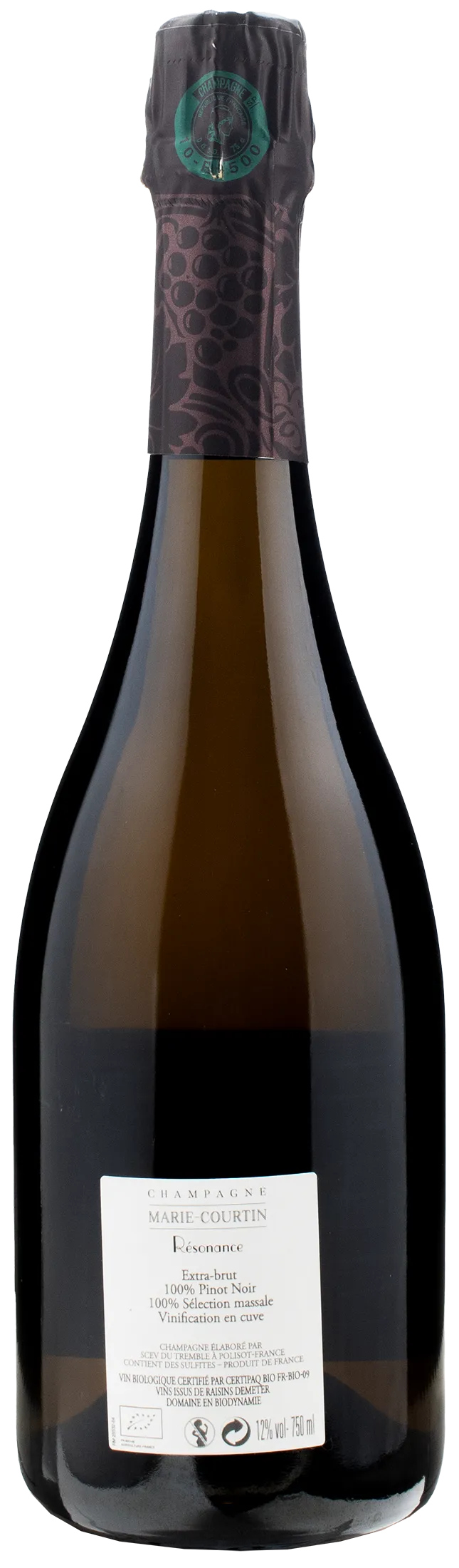 Marie Courtin Champagne Resonance Extra Brut