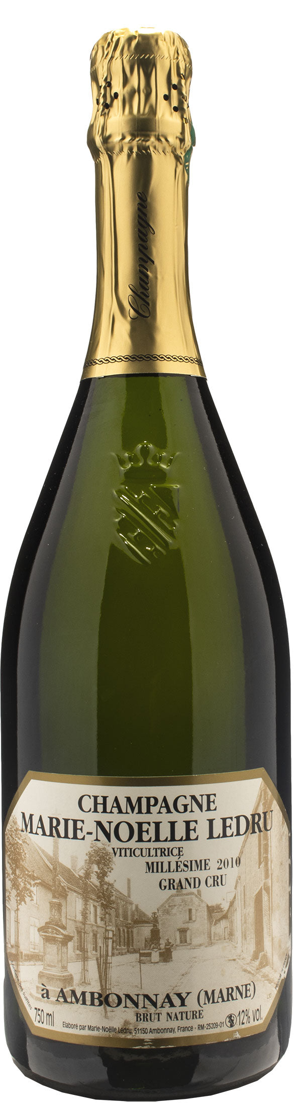 Marie Noelle Ledru Champagne a Ambonnay Grand Cru Brut Nature 2010