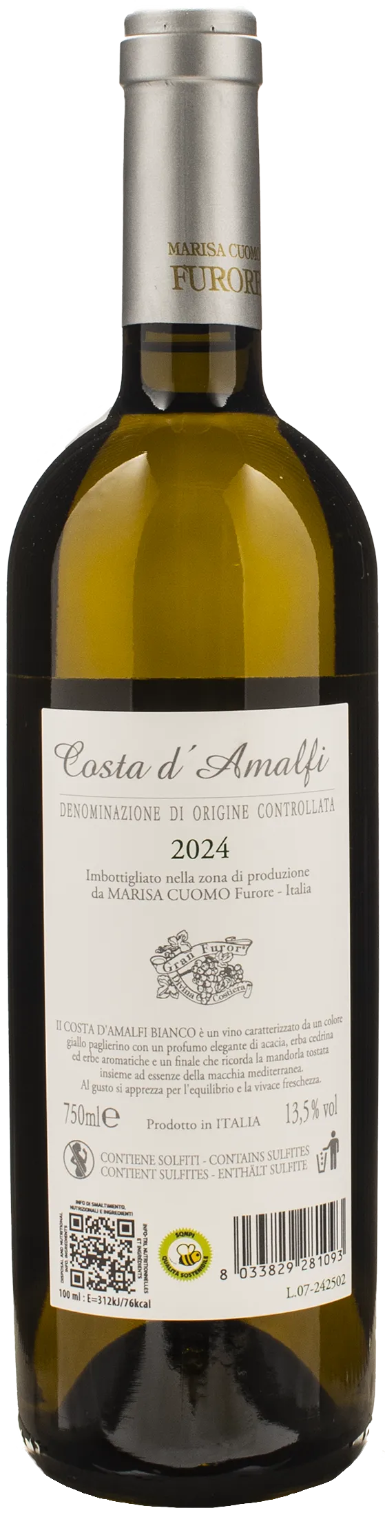 Marisa Cuomo Costa d'Amalfi Bianco 2024